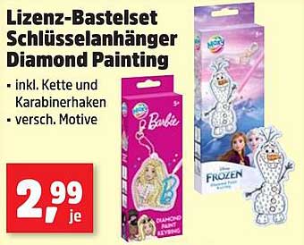 Lizenz-Bastelset Schlüsselanhänger Diamond Painting