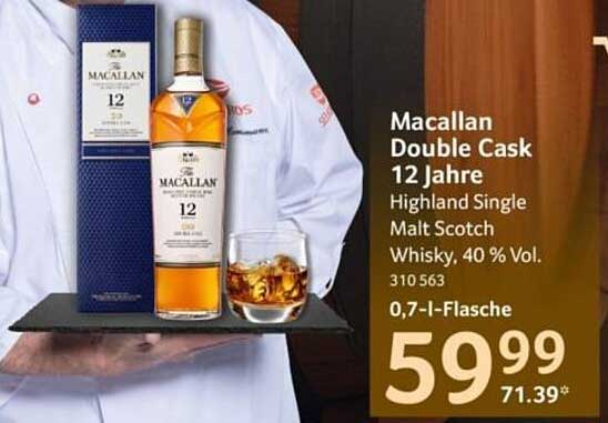 Macallan Double Cask 12 Jahre 0,7l-Flasche