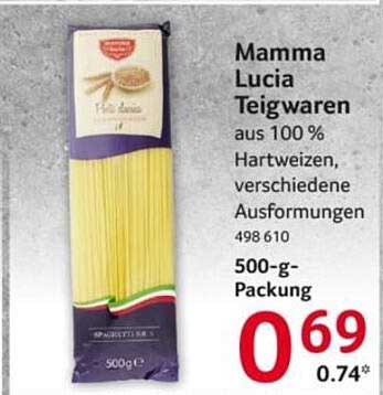 Mamma Lucia Teigwaren 500-g-Packung
