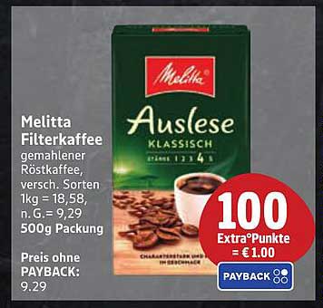 Melitta Auslese Filterkaffee - Klassisch