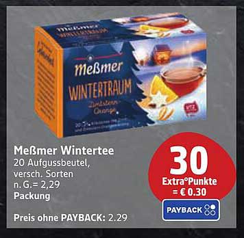 Meßmer Wintertee - 20 Aufgussbeutel, verschiedene Sorten