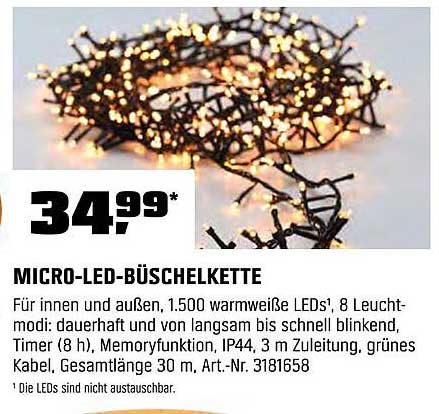 MICRO-LED-BÜSCHELKETTE