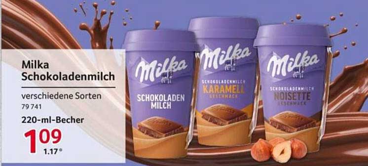 Milka Schokoladenmilch - verschiedene Sorten 220-ml-Becher