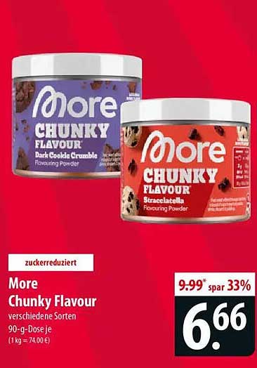 More Chunky Flavour verschiedene Sorten