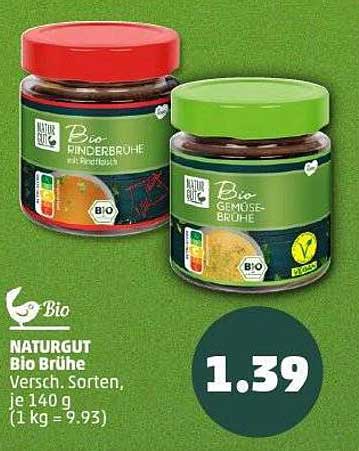 NATURGUT Bio Brühe (verschiedene Sorten, je 140 g)