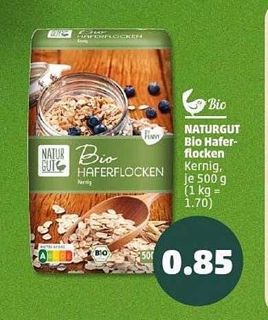NATURGUT Bio Haferflocken 500 g