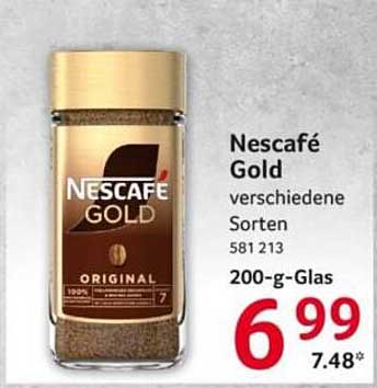 Nescafé Gold 200-g-Glas - verschiedene Sorten