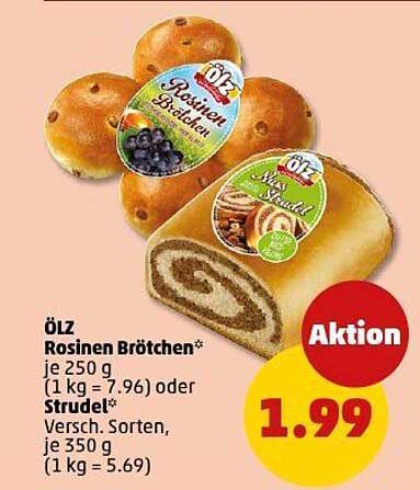 ÖLZ Rosinen Brötchen* und Strudel*
