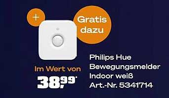 Philips Hue Bewegungsmelder Indoor weiß – Gratis dazu!