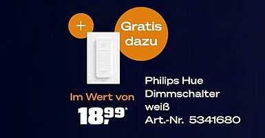 Philips Hue Dimmschalter weiß - Im Wert von 18,99 €