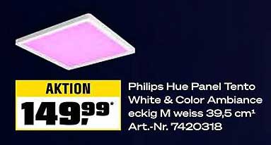 Philips Hue Panel Tanto White & Color Ambiance eckig M