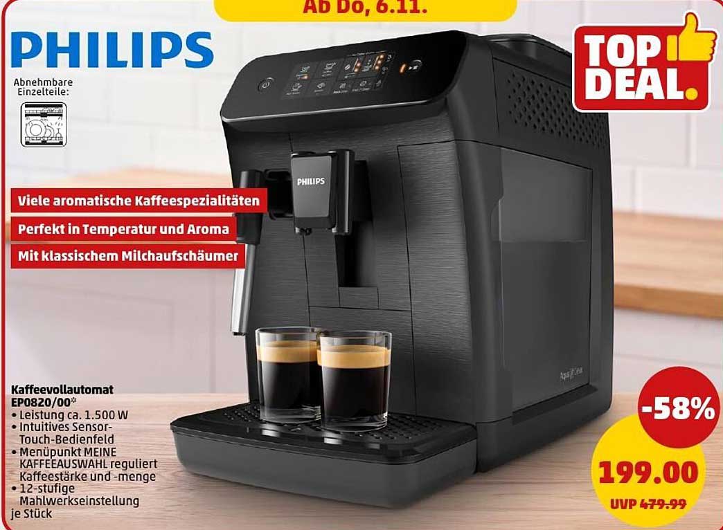 Philips Kaffeevollautomat EP820/00 - Top Deal