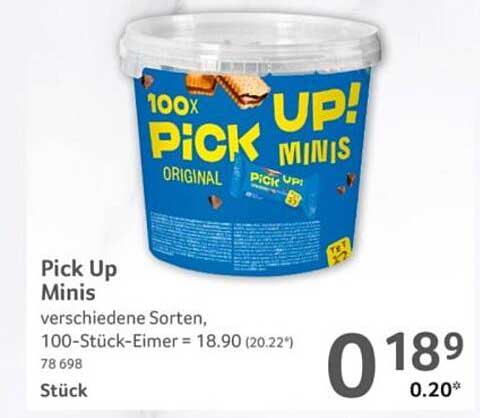 Pick Up Minis - 100 Stück im Eimer