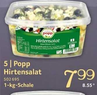 Popp Hirtenalat 1-kg-Schale