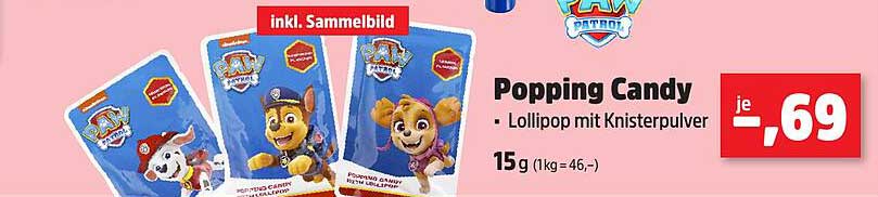 Popping Candy - Lollipop mit Knisterpulver