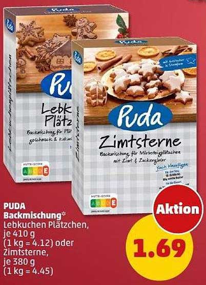 PUDA Backmischung Lebkuchen Plätzchen oder Zimtsterne
