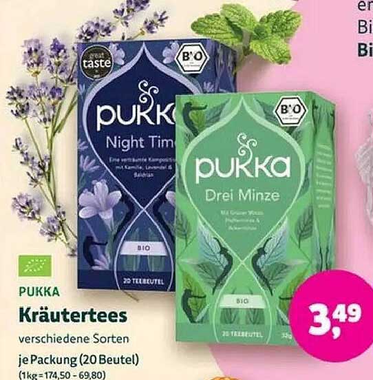 Pukka Kräutertees - verschiedene Sorten (je Packung 20 Beutel)