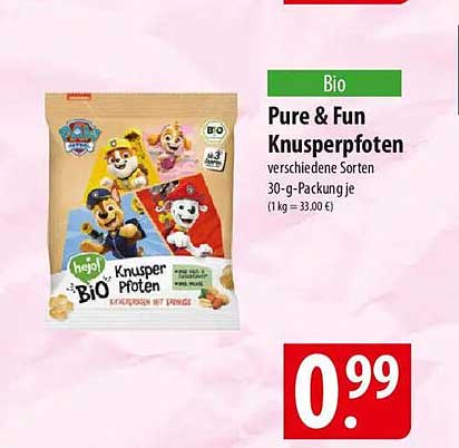 Pure & Fun Knusperpfoten
