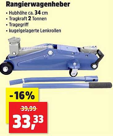 Rangierwagenheber 2 Tonnen – Der verlässliche Helfer in der Werkstatt