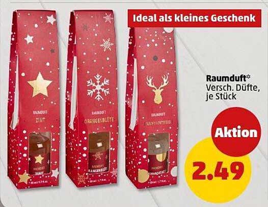 Raumduft Versch. Düfte, je Stück