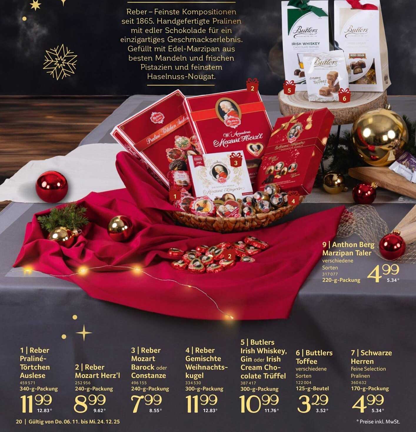 Reber - Feine Praliné-Törtchen Auslese