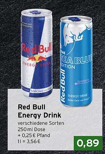 Red Bull Energy Drink - verschiedene Sorten 250 ml Dose