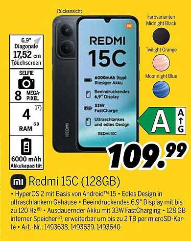 Redmi 15C (128GB)
