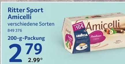 Ritter Sport Amicelli verschiedene Sorten