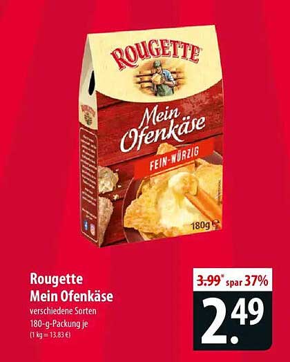 Rougette MeinOfenkäse 180g - verschiedene Sorten