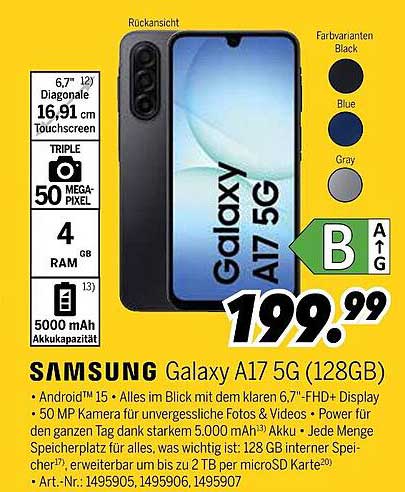Samsung Galaxy A17 5G (128GB)