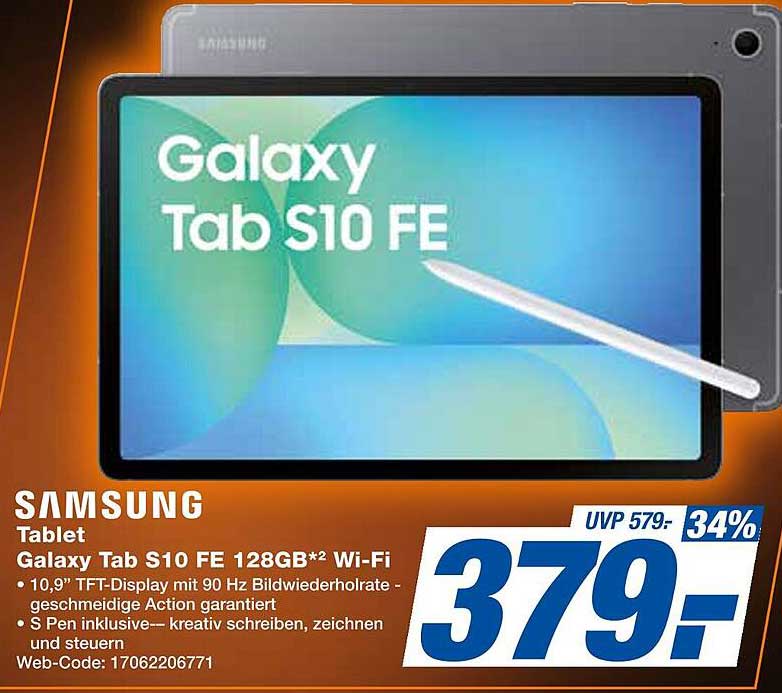 Samsung Galaxy Tab S10 FE 128GB Wi-Fi