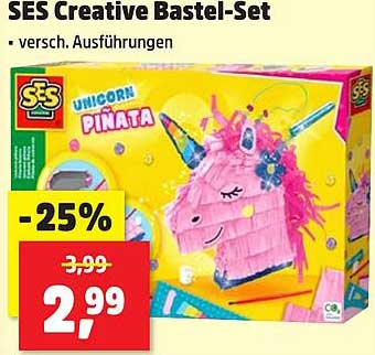 SES Creative Bastel-Set - Unicorn Piñata