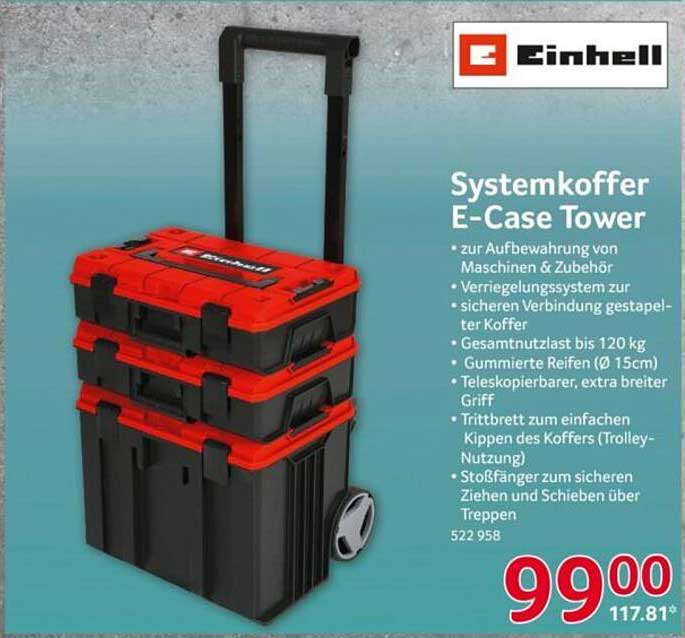 Systemkoffer E-Case Tower