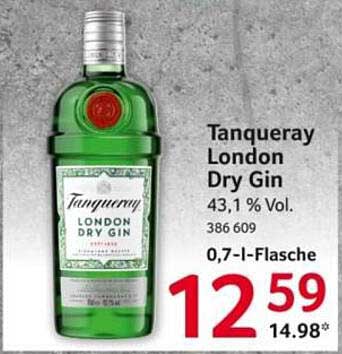 Tanqueray London Dry Gin 0,7 l – Spezialangebot für Gin-Liebhaber