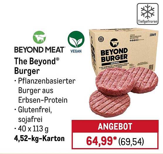 The Beyond® Burger - Pflanzenbasierter Burger aus Erbsen-Protein
