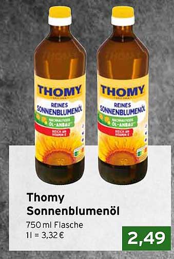 Thomy Sonnenblumenöl 750 ml Flasche