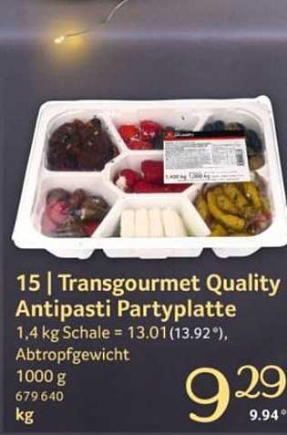 Transgourmet Quality Antipasti Partyplatte