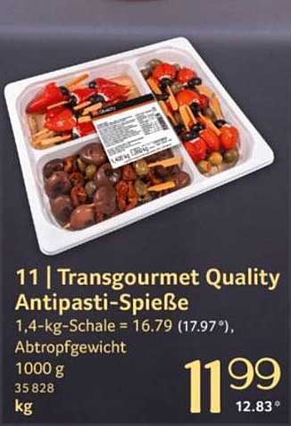 Transgourmet Quality Antipasti-Spieße