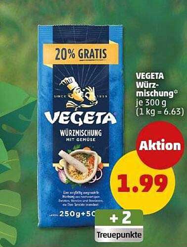 VEGETA Würzmischung - 20% Gratis!