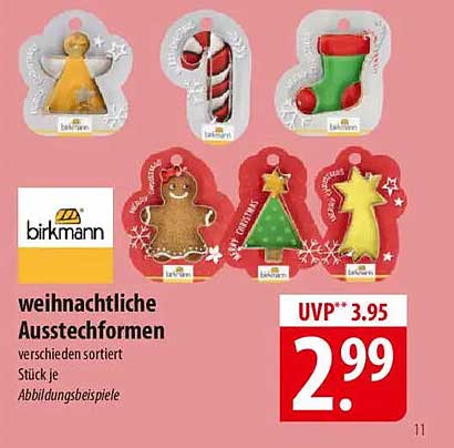 Weihnachtliche Ausstechformen von Birkmann – vielfältigen Weihnachtszauber gestalten