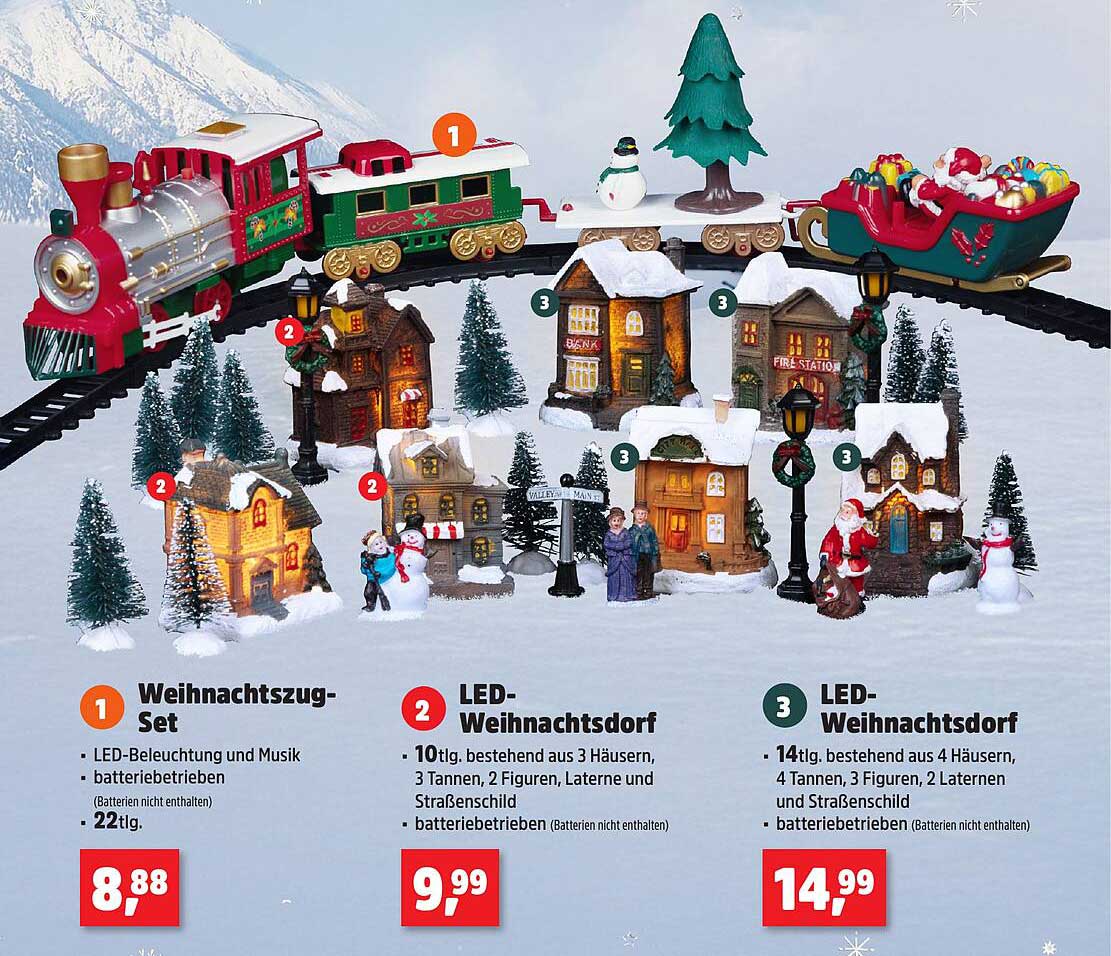 Weihnachtszug-Set