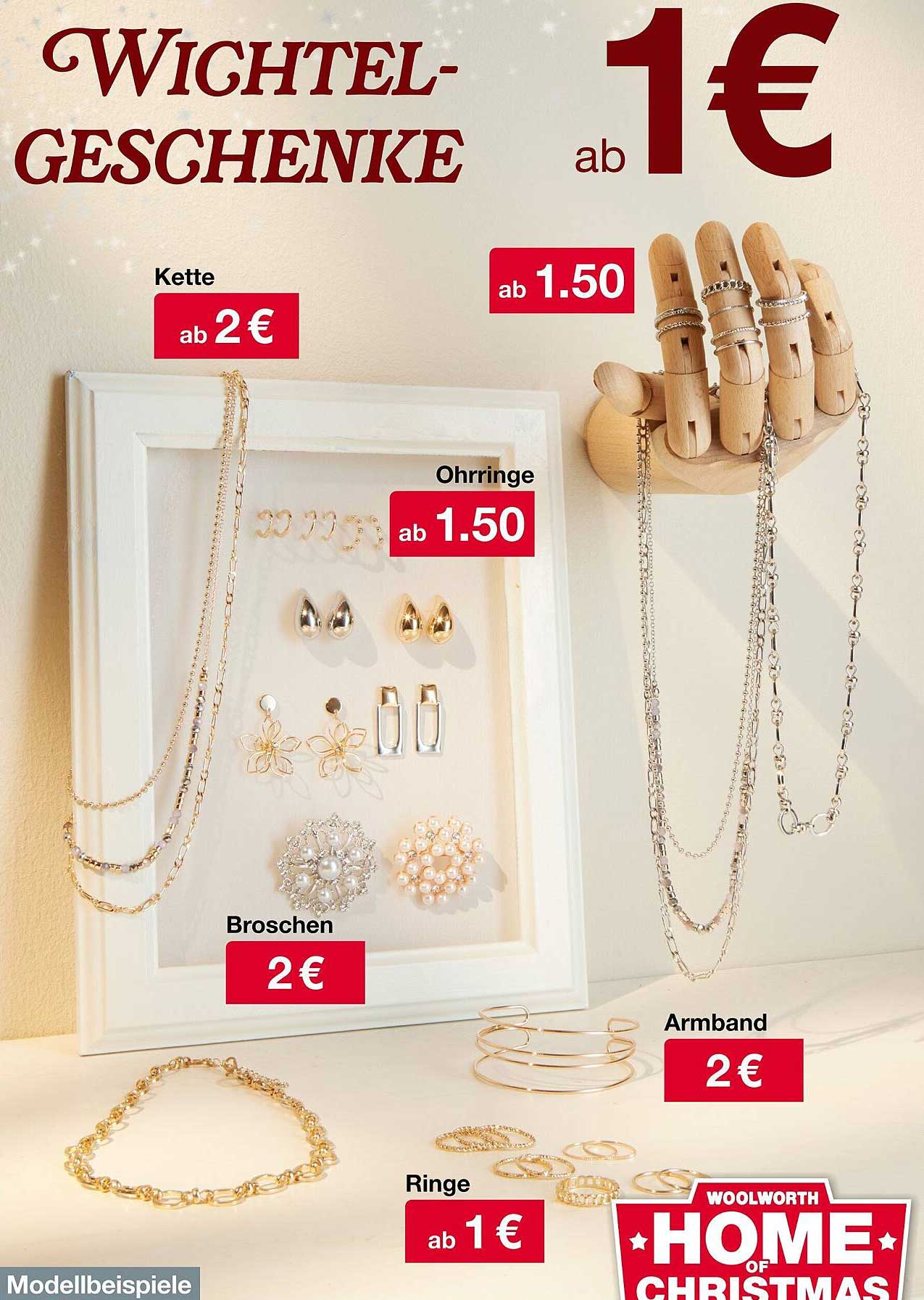 Wichtelgeschenke ab 1 € – Ein vielfältiges Schmuckangebot bei Woolworth!