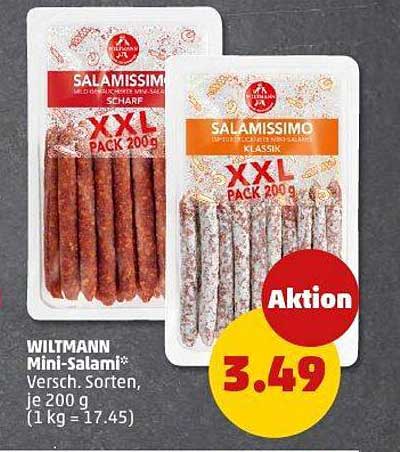 WILTMANN Mini-Salami - Verschiedene Sorten, je 200 g
