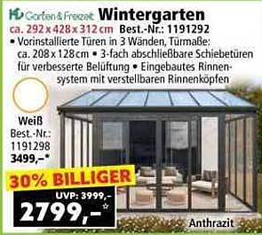 Wintergarten - Hochwertige und stilvolle Erweiterung für Ihr Zuhause