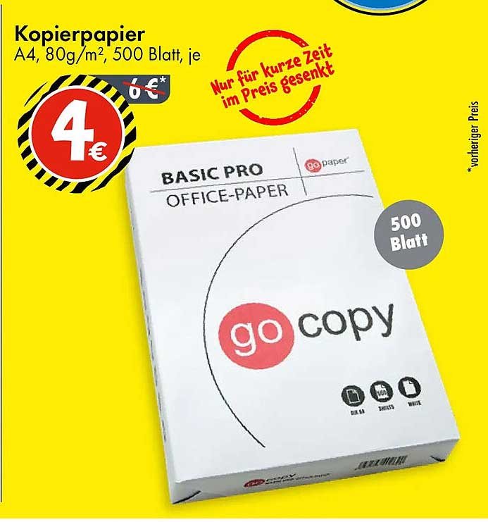 Kopierpapier A4 Aldi