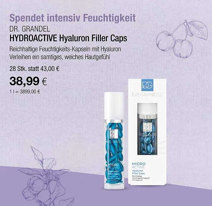 DR. GRANDEL HYDROACTIVE Hyaluron Filler Caps