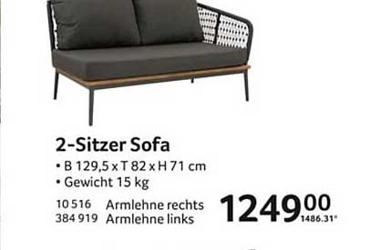 2-Sitzer Sofa