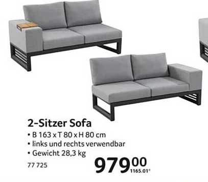 2-Sitzer Sofa