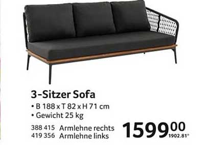 3-Sitzer Sofa