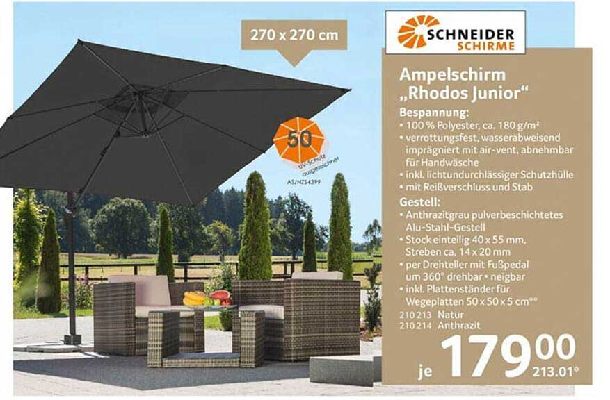 Ampelschirm „Rhodos Junior“